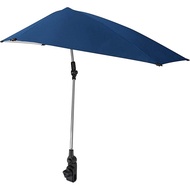 Adjustable Beach Umbrella360-Degree Swivel Chair Umbrella with Universal ClampGreat for Beach Chair