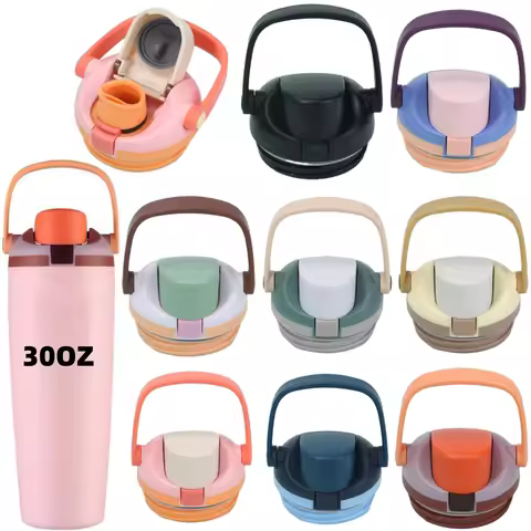 Replacement Lid Compatible Accessory with Owala FreeSip Sway 30oz Water Bottles,Caps with Carry Hand