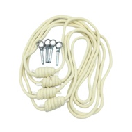 4Pcs Yoga Wall Rope Portable Yoga Stretching Strap Auxiliary Rope for Strength Training Pilates Work