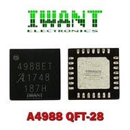 A4988et SMD A4988SETTR-T A4988SETTR A4988SE QFN-28 CHIP STEPPER MOTOR DRIVER