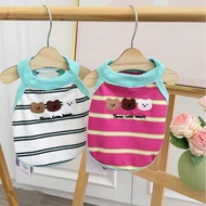 Dopamine Color Pet Sleeveless Top Cute Home Outfit for Dogs Cats