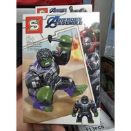 Brick avengers hulk 2 lego mini figure