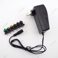 AC DC Power Adapter Universal Adjustable Charger Connector Supply with Plug 30W 3V 4.5V 5V 6V 7.5V 9V 12V 2A 2.1A  SG8B1