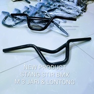 BMX Bike Handlebars Size 20 Model M BMX Handlebars M 3 spokes BMX Handlebars Lontong Drag Frestyle T