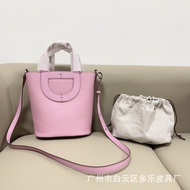 Top Layer Togo Cowhide Vegetable Basket Bag Leather Handbag Crossbody Bag