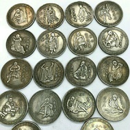 Silver Dollars and Silver Coins Collection Silver Dollars Ei银元银币收藏银元十八罗汉银元大全套18枚一套7.5