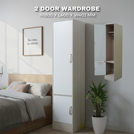 Almari Baju_Alamari Pakaian_Alamari Baju Murah Murah-SAMPOINT _ 600mm 1 Door Wardrobe &  SIZE 3 COMP