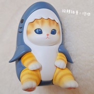 日本貓福珊迪 mofusand 711 盲盒公仔 確認款 坐姿鯊魚