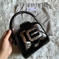 Tas Charles and Keith Bag Preloved Original/Lula Patent Belted Bag Charles & Keith ITZY Bag/ Tas CK 