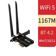 Computer PCIe WiFi Card Desktop Built in WIFI 5G Adapter Bluetooth 4.2