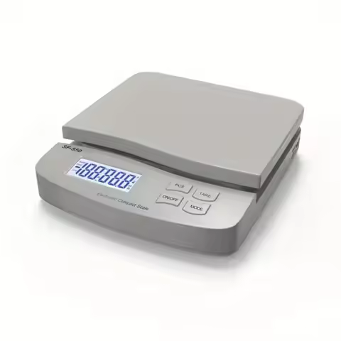A25F-Small Electronic Weighing Scales LCD Backlit 30Kg/1G Digital Scale Table Top Parcel Letter Post