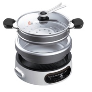 TOYOMI 4.5L Multi Cooker with Grill Pan and Steamer MC 6969SS