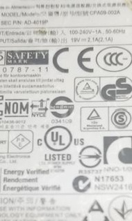 三星手提電腦充電器/火牛，50元