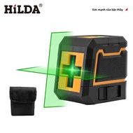 Hilda 2 dòng laser cấp tự san phẳng ngang và dọc chéo dòng tia laser xanh siêu mạnh