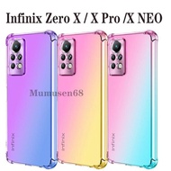 For Infinix Zero X Pro Infinix Zero X Neo case four-corner airbag anti-fall color mobile phone case