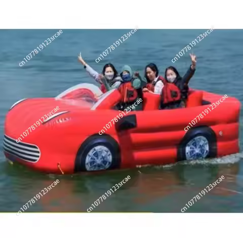 Newly designed boat floating traction water boat inflatable water game inflatable tractor tube water