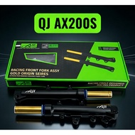 SCOOTER QJ AX200S & AX 200 AJI RACING FRONT LOWER FORK SET [ STD CUTTING LOWER FORK ] LOWER 1.5INCH