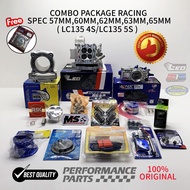 COMBO LEO THAILAND (LC135 4S/LC135 5S) RACING SPEC 57MM,60MM, 62M, 63MM, 65MM  (KOMBO MOTOR LC4S/LC5