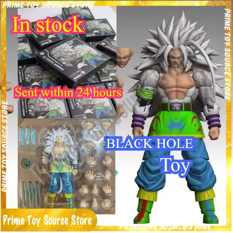 Black Hole Toys & TK Custom Dragon Ball SHF Super Saiyan 5 SSJ 4 Son Goku Son Gohan Xicor Anime Acti