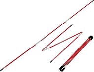 2 Pack Collapsible Golf Alignment Sticks, Golf Swing Training Sticks for Aiming, Putting, Upgraded D