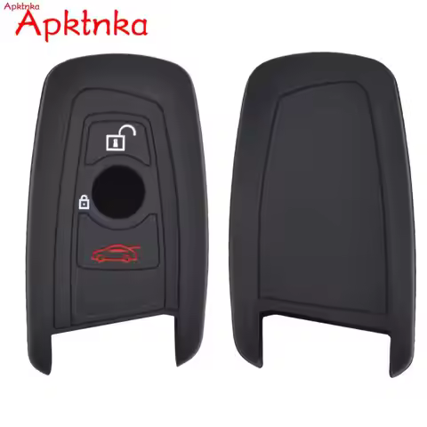 APKTNKA 3 Button Silicone Car Remote Key Fob Shell Cover Case For BMW M1 M2 M3 F05 F10 F20 F30 335 3
