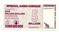 [富國]外鈔Zimbabwe辛巴威2008年50億DollarsP61