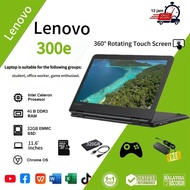 Lenovo 300e Chromebook Yoga/ Touch screen/4GB RAM/32GB SSD/Murah laptop for learn, work, and game