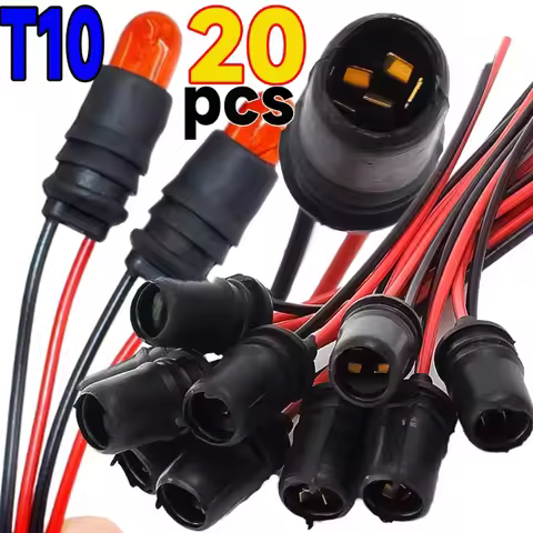 T10 W5W Car Wedge Light Bulb Socket Connector Holder Extension LED Lamp Bulb Base Holder Socket Wedg