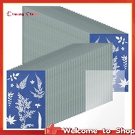 61 Pcs Sun Print Paper Cyanotype Paper Kit,Solar Drawing Paper Sensitivity Sun Print Nature Printing