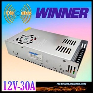 Adaptor 12V 30A / Power Supply 12V 30A Winner PS SWITCHING