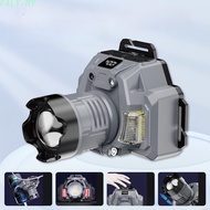 LED Headlamp Adjustable Zoom Telescopic Zoom 2400mAh Rechargeable Battery