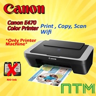 CANON E470 ALL IN ONE PIXMA INK EFFICIENT WIELESS PRINTER ((WIFI PRINTING FUNCTION))