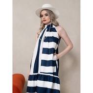 Plains & Prints | Emily In Paris Cecile Hat W/ Pearl Lanyard (Offwhite)