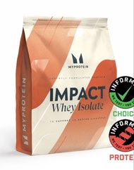 Myprotein Impact Whey Isolate 分離乳清蛋白粉1Kg Brown Sugar Milk Tea