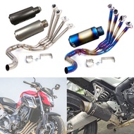 Fit for Honda CBR650F CBR650 CB650F CBR 650 650R Motorcycle Full Exhaust Systems Front Link Pipe Escape Moto Stainless R