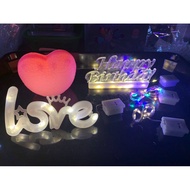 Firefly LED Light - Heart LED Light - Decorative Letter LED Light