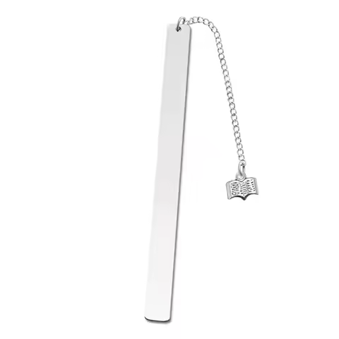 Simple Stainless Steel Pendant Bookmark Apple Bee Leaf Love Book Library Reading Book Label Student 