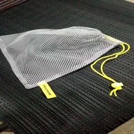 Mesh Bag Gray Mesh Bag Mesh Drawstring Mesh Bag Towel Clothing Sundries Storage Mesh Bag 2025.11.08
