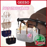 GEESO Stroller Bag Maternity Diaper Baby Travel Bag Mummy Bag Hanging Nappy Diaper Beg Organizer Por