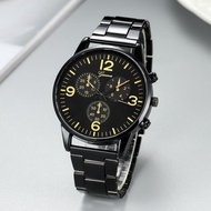 Jam Tangan Pria Rantai Hitam Yelzo Jam134B5 Casual Kece Keren Ganteng Anti Air Fashion Korea Kekinia