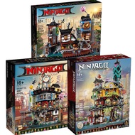 LEGO Phantom Ninja Series 70620 Ninja City Headquarters 70657 City Pier Ninja Garden puzzle toy gift
