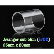 Vrizer Avenger Sub Ohm Ijoy Glass Pyrex Kaca Vr