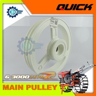 MAIN PULLEY, ZEVA - G3000 - PULI G3000 ZEVA - SPAREPART TRAKTOR QUICK