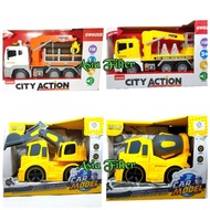 Mobil mainan City Action CRUZER - Truk angkut batang kayu, truk