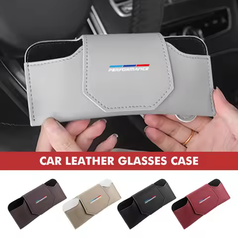 Magnetic Leather Car Sun Visor Storage Glasses Holder Case For BMW 1 3 5 Series X1 X3 X4 X5 X7 G20 G