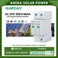 SUNPEACE Surge Protector Device 230V-385V 40KA AC SPD Lighning Arrester Device