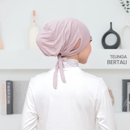 ALAYNA Inner Telinga Tali | Anak Tudung Kuping Lubang Telinga Ear Slot Tie Back Inner Hijab Muslimah