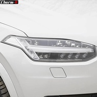 2 Pcs Car Headlight Protective Film Front Light TPU Decal Sticker for Volvo S60 S90 V60 V90 XC40 XC6