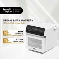 Russell Taylors Steam & Fry Mastery Steam Oven (10.5L) Z11 (Air Fryer + Steamer + Steam Frying)