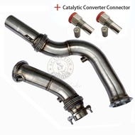 Turbo Catless Downpipe For BMW M2 M3 M4 F80 F82 F83 2015  Exhaust Header Exhaust Downpipe K8-DP013
